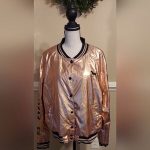 Victoria’s Secret PINK Rose Gold 2016 Fashion Show Bomber Jacket M/L